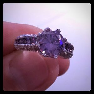 Beautiful purple stone ring